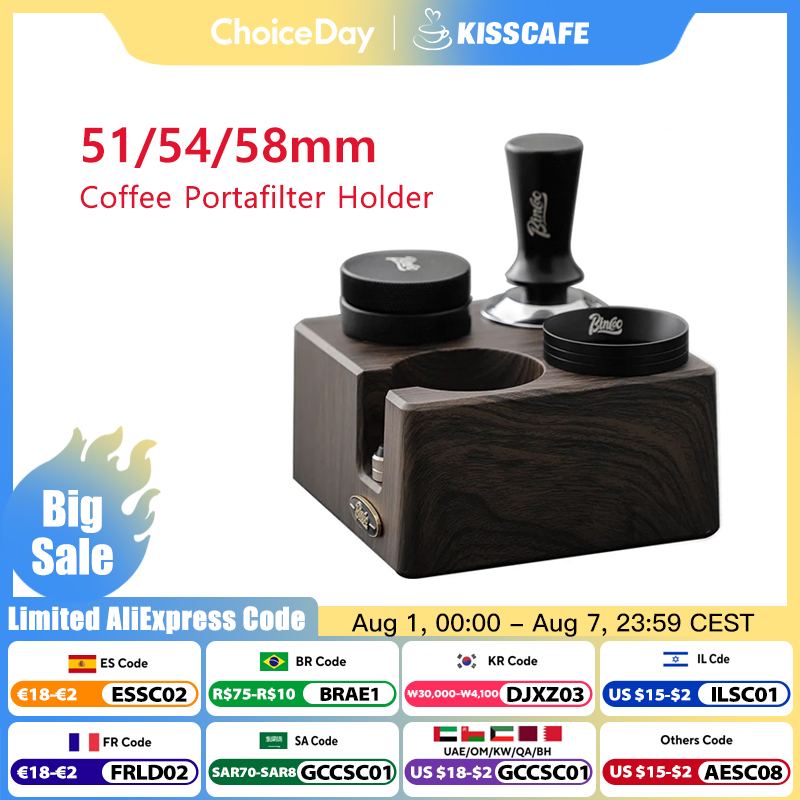 Portafilter 58Mm - Kaffee Tamping Station Stehen Siebträger Halter