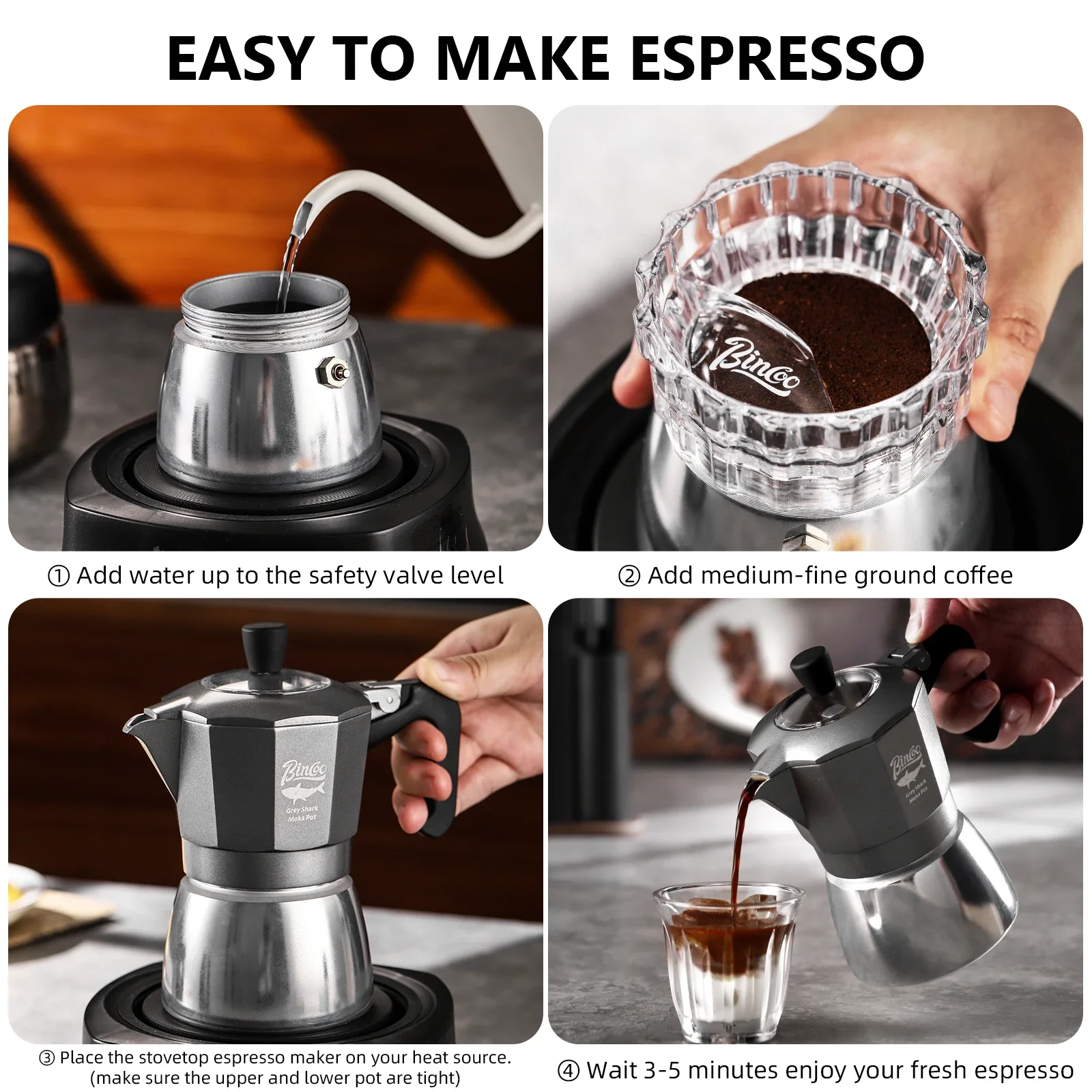 Bincoo 2-Tassen Doppelventil M – Coffee Equipment Machine Bewertung und Preis
