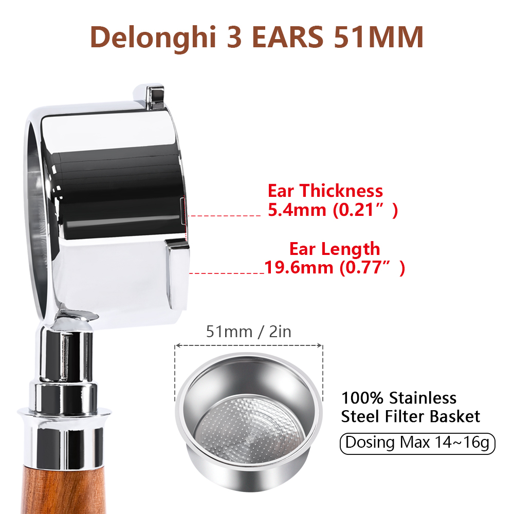 51mm Kaffee-Siebträger ohne Bo – Coffee Equipment Machine Bewertung und Preis